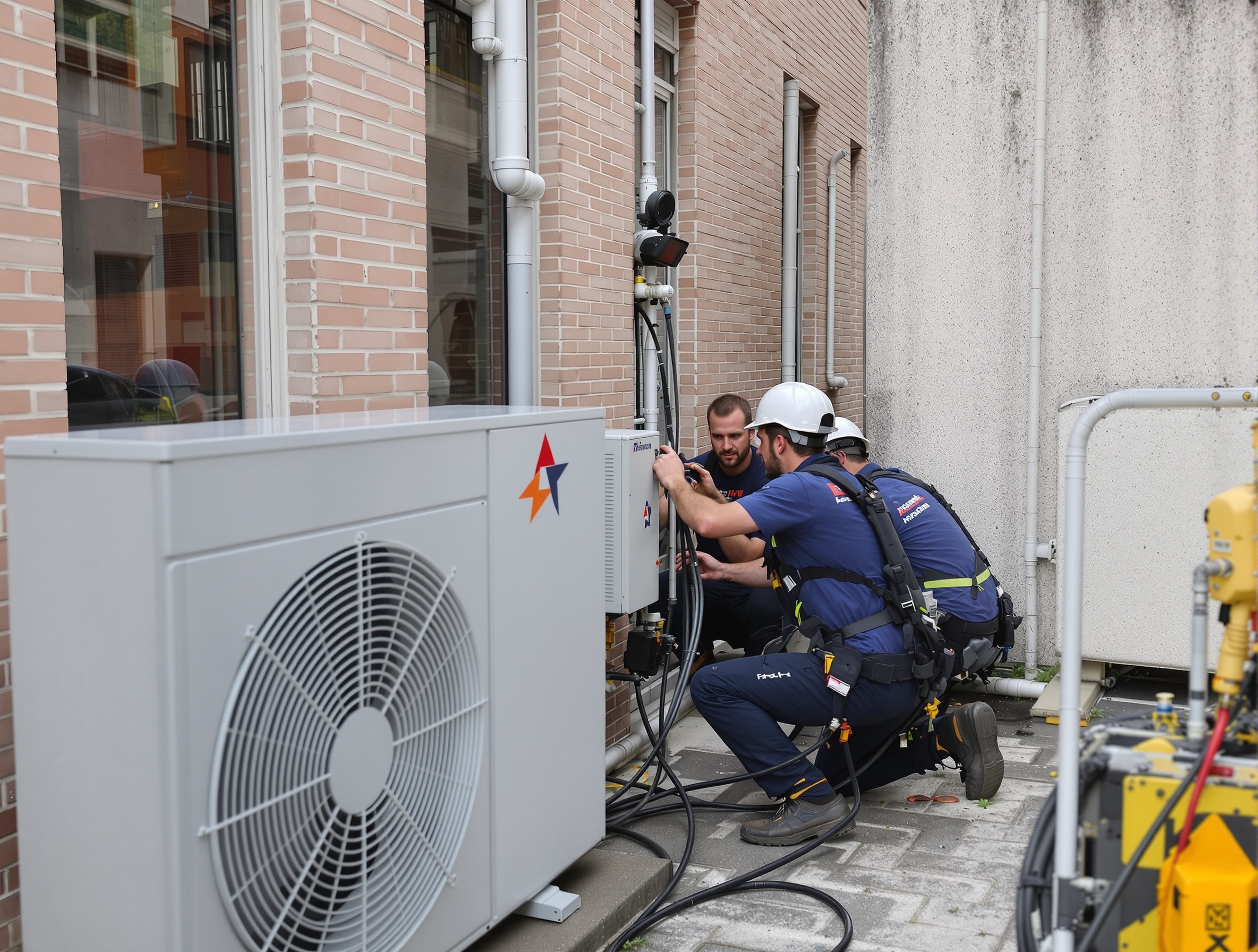 Techniciens DFPRO en intervention